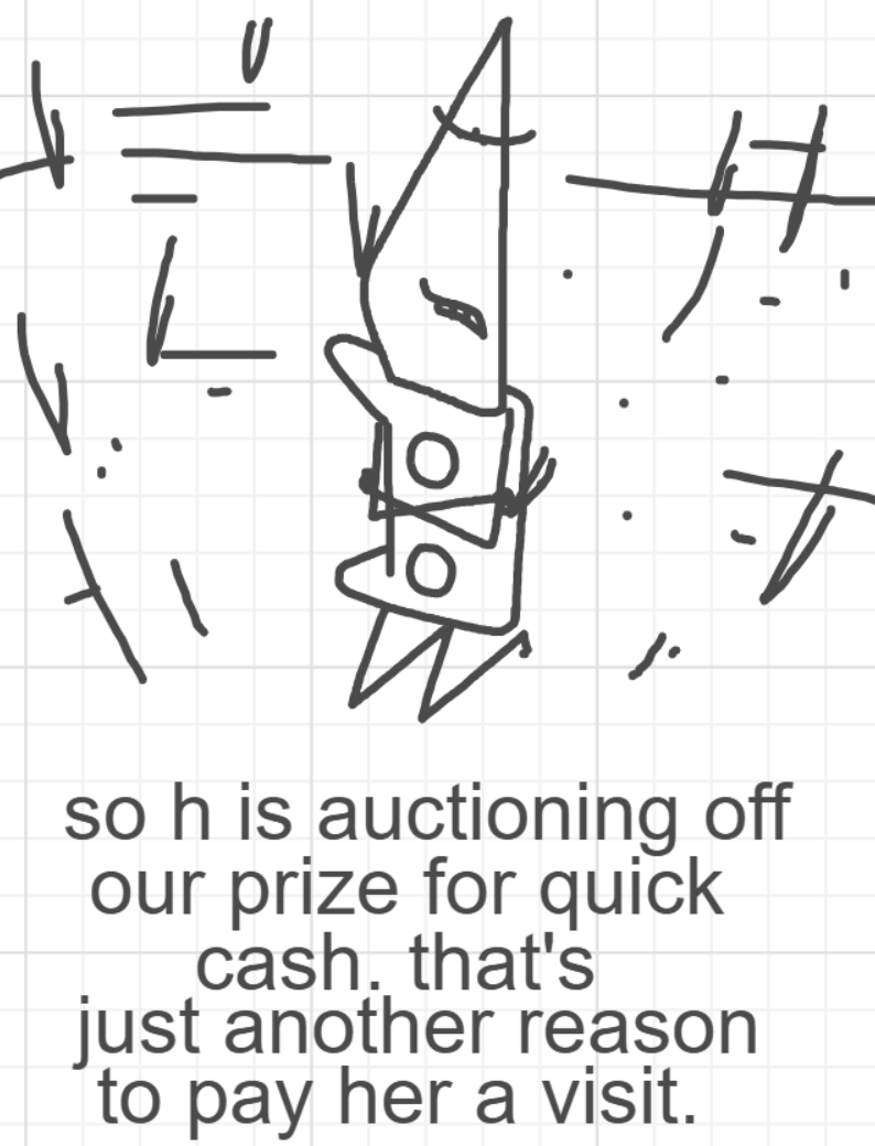 A panel from I've Been Everywhere, Man, episode nine of the Board Boards object show by Furretwalk/WalkingFurret.